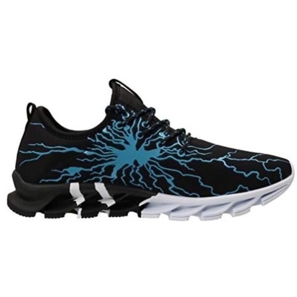 Bronax Mens Athletic Trainer Sneakers Lightning Graphic Sz. EU-46 US-12 - Picture 3 of 11